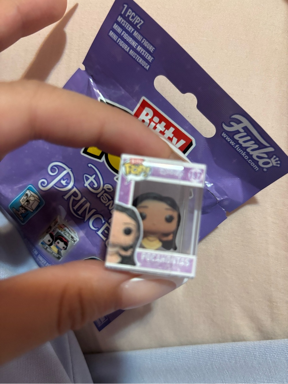 Funko Pocahontas Bitty Mini Figure - Purple Packaging